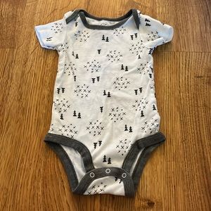 10/$10 Lamaze Organic Cotton White Bodysuit 9m